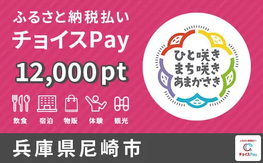 兵庫県尼崎市 12,000pt