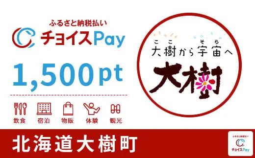 北海道大樹町 1500pt