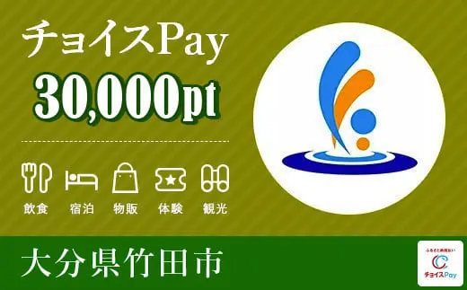 大分県竹田市 30000pt